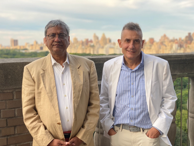 Richard Quadracci with Professor Vijay Modi